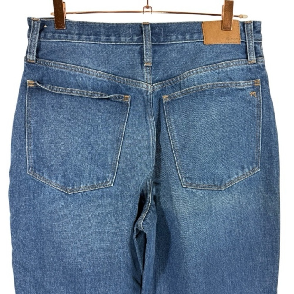 Madewell Baggy Straight Jeans Dark Worn Indigo‎ Wash Size 30 Denim Casual - Picture 8 of 11